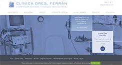 Desktop Screenshot of clinicaferran.com